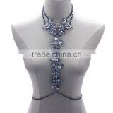 Luxury Geometric Crystal Gems Sexy Body Chain Jewelry for Pretty Girls thumbnail-1