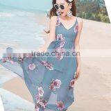 Maxnegio Beach Print Maxi Sexy Backless Summer Dresses thumbnail-3