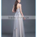 Latest Design Grace Woman Pleats Tulle Evening Dresses for Bridesmaids Dresses thumbnail-6