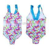 Red Baby Girl Swimwear One Piece With Hello Kitty Printing thumbnail-5