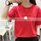 2017 Soft Simple Fashion Wholesale Cotton t Shirt thumbnail-3