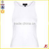Tank Top Women,95% Cotton 5% Spandex White Tank Top thumbnail-3