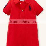 Many Colors Small Lapel Short Sleeve Baby Boy Apparel Clothes Set Romper thumbnail-5