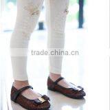 OEM 2016 Good Quality Breathable Plain Kid Leggings thumbnail-2