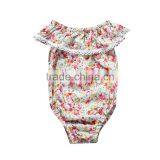 S17528A 2017 Baby Gilrs Rompers Vintage Floral Girl Jumpsuit thumbnail-4
