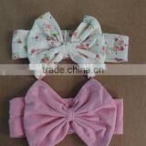 Baby Girl Elastic Fabric Headband Kids Braid Cross Dot Hairband Flower Knot Solid Craft Children Boutique Headband thumbnail-2