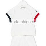 2017 New Design Custom Summer Kids Color Block Tracksuit Clothes Set Kids Active Wear Baby Clothes Set thumbnail-6