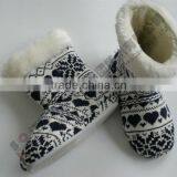 TPR Sole Spring Autumn or Winter Handicraft Indoor Outdoor Shoes Boot Slipper thumbnail-1