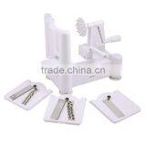 3 In 1 Fruit Peeler Spiral Vegetable Slicer Cutter Shred Kitchen Tools Easy To Clean Mandoline Chopper SpiralizerKnife KC1466 thumbnail-2