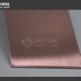 High Precision Cold Rolled Stainless Steel Sheet,coffee Hairline Stainless Steel Plate thumbnail-2