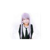 Long Synthetic Straight Puiple Custom Cosplay Wigs for Men thumbnail-1