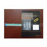 Rich Colors Tactile Single Membrane Switch For Communication , Aluminum Plate