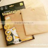 As Seen On TV PTFE Reusable Non-stick Bread Bag Fit For Janpanese Market Size 17*19cm