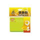 Fashionalbe Green Neon Sticky Notes With Printed Soft Cover for Office