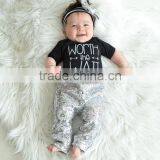 China Wholesale Boutique Baby Hot Girls Sequins Long Pants thumbnail-3