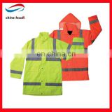 long sleeve reflective safety vest/Hi-Vis Rain Jacket