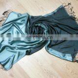 Reversible Colour Silk Shawls ,Stoles thumbnail-4
