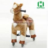 HI CE hot selling 2017 new blue rabbit ride on horse toy pony for sale