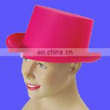 Bright pink top Hat Show Girl Ladies Fancy Dress