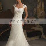 Glorious Exquisite Swirls Bridal Gown Fit and Flare Gown With Sashing 2016 thumbnail-1