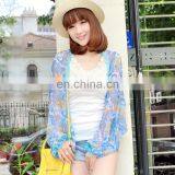 2015 Fashion Design Polyester Chiffon Summer Raglan Sleeves Cape(WX022EL-P) thumbnail-3