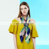 square silk% small scarf 88*88cm 16g print silk scarves 2017 new design