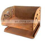 A588 Laser Cut Corten Steel Shelf thumbnail-4