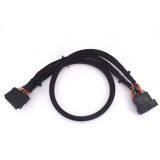 Universal Harness Kit Splitter Extension 16Pin OBD T Cable Car/Auto Plastic Flange Mount Brackets/Connector/Adapter Set thumbnail-2