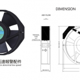 Taiwan Sanju SJ1738HA2-AC Axial Flow Fan thumbnail-2