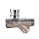 Brass Magnetic Controlled Locking Filter Ball Valve Key Lock Ball Valve Dn32 thumbnail-1