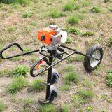 New Design Hand-held Earth Auger Folding Type Auger Single Wheel Ground Drill thumbnail-4