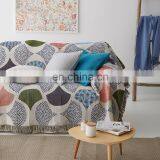 Amazon Hot Sale RAWHOUSE Low Moq Cotton Picnic Custom Woven Blanket With Tassel Use for Sofa Chair Cover thumbnail-6