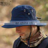 Cheap Foldable Sun Custom Bucket Hat Summer Cotton Cap Wholesale Fishing Boonie Brim Sun Safari Hat With Strings thumbnail-4