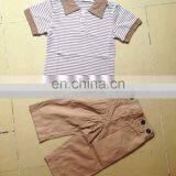 New Boys Baby Clothes Toddler Set Gentleman Striped Suit Kids Children's Boys Clothing thumbnail-5