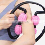 2021 Vivanstar Round Circle Yoga Massager Massage Ball Calf Clamp Leg Foam Shaft Muscle Relax Model YG2611 Massage Stick thumbnail-3