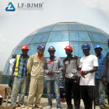 Steel Dome Tempered Glass Roof Design thumbnail-3