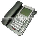 Large screen captioning telephone instruments with 3 memories