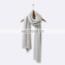 Simple Knit Cashmere Scarf Pattern Wholesale Jersey Knit Scarf