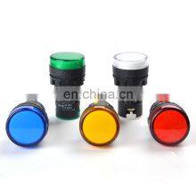 22mm Panel Mount LED Power Electronic Indicator Pilot Signal Light Lamp 12V 24V 110V 220V 380V LED Indicator Signal Light thumbnail-2