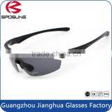 Flexible TR90 frame anti glare fishing glasses with polarized lens