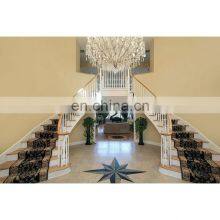 Luxury Home Plans Contemporary Curved Double Staircase for Sale thumbnail-1