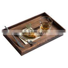 Concise Nordic Style Delicate Natural Wooden Table Craft Tray 40.5x18.5x2cm thumbnail-1