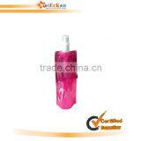 Palstic Bottle Folding Water Bottle With Imprint Logo thumbnail-3