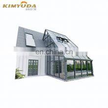 Sunroom Glass House Enclosed Patio Aluminum Alloy Winter Garden Sun Room thumbnail-4