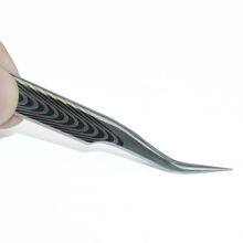 Precision Fine Stainless Steel Fine Eyelash Tweezers Sharp Tip Electron Microscope Laboratory Electron Microscope Clip ST-17 Textured thumbnail-5