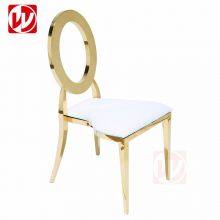 Modern Design Hotel Restaurant Banquet Furniture Gold Stainless Steel Kitchen Dining Room Chairs thumbnail-4
