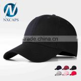 custom 100% cotton 6 panel baseball caps hats with 3D embroidery logo
