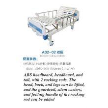 Manual Nursing Bed With 2 Rocking Rods thumbnail-3