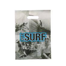 China Factory Customized Die Cut Plastic PE Thickness With Logo Print White Carrier Gift Retail Plastic Shopping Bags thumbnail-5