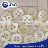 4 Holes White Color Trocas Shell Button for Shirt